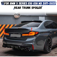 Bouchon de becquet de coffre arrière pour BMW série 5 G30 G38 520i 525i 530i 540i F90 M5 2017 – 2023, aile de becquet de toit de coffre arrière de voiture