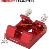 Datyson 60 Degree Sinking Cross Base Dovetail Groove Star Seeking Guide Rail Clamp Astronomical Telescope Accessory