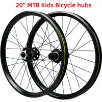 20 Inch Mountain Bike Wheels MTB For Kids Bicycle Hubs 24 Holes Disc Brake 7/12 Speed Front 2 Rear 4 Bearings Alloy Wheelset