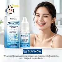 Feimuko NanoHAP Tooth Defense Serum Deep Cleaning Yellow Stain Remover Fresh Breath Hydroxyapatite Mint Teeth Whitening Serum