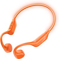Słuchawki sportowe DOOGEE BoneBeat Run Ray z przewodnictwem kostnym, bezprzewodowe słuchawki otwarte na ucho, wodoodporne IP66 z oświetleniem sportowy