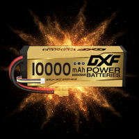 DXF 4S Graphene Lipo 10000mAh 150C 15,2V Akku Gold Version Racing Series Hardcase für RC Car Truck Evader BX Truggy 1/8 Buggy