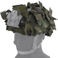 3D Camo Tactical Helmet Cover Laser Cut Leaf Shape Camouflage Net Helmet Cloth Outdoor Hunting Combat Airsoft Helmet Accessories