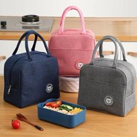 Thickened Aluminum Foil Lunch Box Bag Insulated Bento Handbag Waterproof Oil-resistant for Students And Office Workers Meal Bag