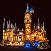 Custom LED Light Kit for 71043 Hogwarts Castle Building Blocks (Lights Only, No Bricks)