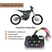 Motorcycles Fardriver ND72450 V2 48V-72V DC 200A Phase 450A BLDC Sine Wave Controller With Bluetooth For Electric Dirt Bike ATV