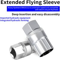 Bicycle Freewheel Sprocket Removal Tool For 6/7/8/9/10/11S MTB Road Bicycle Rear Hub Cog Flywheel Overhaul Extractor Repair Tool