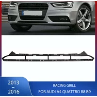 Front Bumper Grille Racing Grill Cover Lower Spoiler Lower Diffuser Lip For Audi A4 Quattro B8 B9 2013 2014 2015 2016 8K0807683