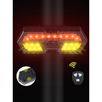 AliExpress West Biking WEST BIKING Bicycle Tail Light Wireless Remote Control Bike Rear Light USB Waterproof 6 Modes With Loudspeakers Cycling Light