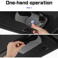 Key,Car Visor Glasses Box Tartan Leather Sunglasses Storage Case for VW Volkswagen Golf 7 8 MK8 ID.3 4 Polo Tiguan Passat B5
