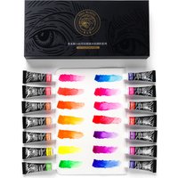 Paul Rubens Watercolor Paint 14 Vibrant Neon Colors Watercolor Tubes, 5ml Tube for Watercolor Painting, Comic, Illustration
