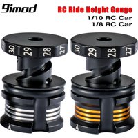 9IMOD RC Ride Height Gauge Aluminum Alloy Adjustable Adjuster Measuring Ruler 20-30mm for 1/8 1/10 RC Car Repair Tools