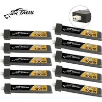 1-10Pcs Upgrade TATTU 75C 1S 300mAh 3.8V Lipo Battery For RC Helicopter Quadcopter FPV Racing Drone Parts With BT2.0 1S BATTERY