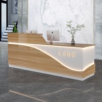 Beauty Home Reception Desk Modern Simple Office Cashier Reception Desks Luxury Salon Mostrador Recepción Commercial Furniture