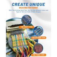 Knit Kit For Patch Mini Portable Speedweave Darning For Beginners Quickly Sewing Repair Stitching Loom Machine Diy Weaving Arts