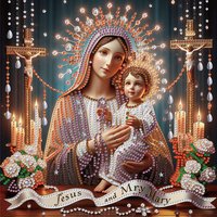 DIY home decoration of special-shaped diamonds and 5D gem painting set of angel figures-special-shaped diamond art suitable for