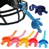 Rugby Football Mouth Guard Mouthguard With Lip Protection Outdoor Sports Double-decked Dental Protection Karate Boxing with Box