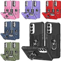 Magnetic Armor Case for Samsung Galaxy A05 A05S A13 A14 A15 A16 A22 A24 A25 A32 A33 A35 A36 A42 A54 A72 Ring Holder Phone Cover