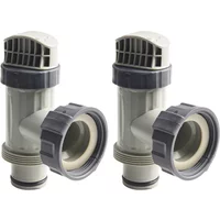 2pcs Pool Plunger Valve For Intex 10747 Large Pool Plunger Valve Assembly Filter Pump Shut Off Valves Pool Accessories