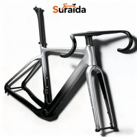 AliExpress T1100 SURAIDA 2026 Max Tire 700*45C Carbon Gravel Frame Disc Brake BB86 Internal Cable Gravel Bicycle Frameset Road Bike Frame