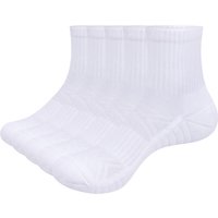 YUEDGE Men and Women Casual Everyday Gym Training Athletic Socks Wicking Cushioned Breathable Cotton Quarter Crew Socks ,5 Pairs