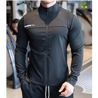 Mens Gym Fitness Tops High Quality Running Sports Jacket Outdoor Workout Training Sweatshirt zipper Jacket cardigan men coat