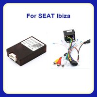Canbus box Adaptor Decoder For SEAT Ibiza 16Pin Power Wiring Harness Cable Android Car Radio Stereo