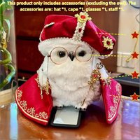 Beijing Movie Park's Hedwig Owl Station Shoulder Interactive Voice-Activated Snowy Owl Toy
