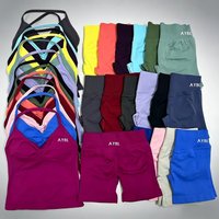 Two Pieces Women's Sports Yoga Set Empower Seamless Short Sports Top Bra Adapt Seamless Shorts Yoga Bra Set leggings Gym