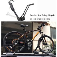 Universal 50kg Bicycle Fixed Frame Mountain Bike Aluminium Alloy Rack Bracket Upgrade With Two Locks Bicycle Carrier For Cars