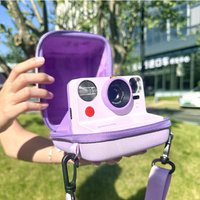 Sofortbildkamera-Aufbewahrungstasche für Polaroid GO/One Step 2/NOW+, Tragetasche, harte Schutzhülle, EVA-Anti-Drop-Stoffstruktur