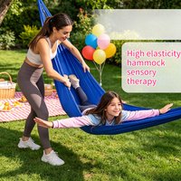 Aerial Yoga Swing Hammock, Sensory Therapy Hanging Swing, Indoor Outdoor Relaxation Hammock for Home, Therapy & Fitness Use