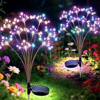 1pc Waterproof Outdoor Decoration Solar Lawn Light Solar Firework Swing Light Flower Decorative Landscape Light Garden Courtyard