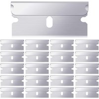 20Pcs Razor Scraper Blades Plastic Scraper Replacement for Car Sticker Remover Decals Window Glass Clean Scraper Glue Remover