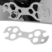 1Pc 10 In 1 Bicycle Wrench 8-17mm Hex Multihole Flat Wrench Portable Bike Repair Hand Tools Multifunctional Cycling Repair Tool