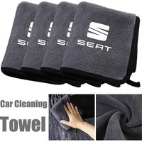 Thickened Soft High End Cleaning Microfiber Towel For Seat LOGO FR 5f Alhambra Leon Ateca Arona Altea ltea Cupra Toledo Tarraco