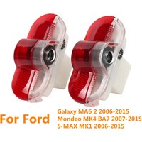 2Pcs For Ford Mondeo 4 MK4 7 BA7 Galaxy MA6 2 S-MAX MK1 LED Car Door Welcome Light Bulbs Ghost Shadow Warning Lamp Accessories