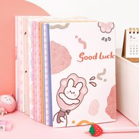 4 Pcs Set Wholesale Factory Direct Sales A5 Car Line Cartoon Retro Notebook Cute Student Stationery Office Supplies Notepad