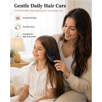 Fashion Angel Wings Anti-static Hair Comb, Portable Scalp Massage Brush for Women, Daily Hair Styling Tool