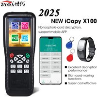 5YOA NFC czytnik kart inteligentnych pisarz kopiarka RFID 125KHz 13.56MHz USB Fob programator kopiuj szyfrowany klucz z transmisją głosową X100
