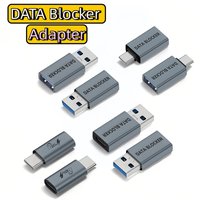 140W Metal USB Type C Adapter Data Blocker Fast Charge Converter for MacBook Phone Tablet