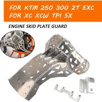Bash Skid Plate Guard For KTM EXC 300 250 2T XC XCW TPI SX 2020 2021 2022 Accessories Engine Protector Cover Chassis Belly Pan