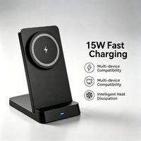 Fast Charging Magnetic Wireless Charger Stand Intelligent Heat Dissipation For Magsafe iPhone 17 16 15 14 13 12 Pro Max Android