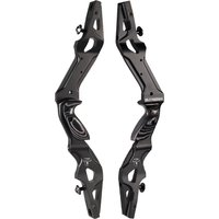 Topoint Archery Recurve Bow Riser Slither 21" Auminun CNC Milling Right and Left Hand Riser ILF for Universal Hunting Bow