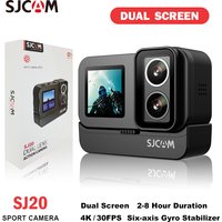 SJCAM SJ20 4K Dual Lens Action Camera Anti-Shake Waterproof 5G WiFi Touch Screen Motion Detection Multifunctional Sports Cam
