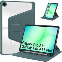 Rotation Cover For Samsung Galaxy Tab A11 8.7"/ A11+/Plus 2025 Case smart With Penil Slot funda SM-X130 SM-X230 X233 Tablet Case