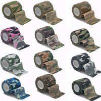 1 Roll 5*450cm Disposable Self-adhesive Flex Elastic Camouflage Bandage Tattoo Handle Grip Tube Wrap Elbow Stick Motion Tape