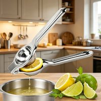 Lemon Squeezer Stainless Steel Lemon Squeezer Juicer Multifunctional Manual Citrus Juicer Lime Squeezer for Kitchen Bar Tools