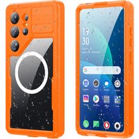 Mars IP68 Waterproof Case For Samsung Galaxy S26 S25 S24 Ultra Plus Magnetic Charging Diving Swim Outdoor Sports Climbing Cover