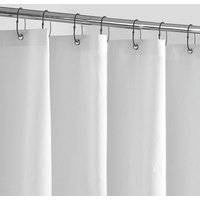 12Pcs Metal Shower Curtain Rings Oval Hooks Sturdy Lightweight Easy Clean Bathroom Curtain Track Oval Shower Ring